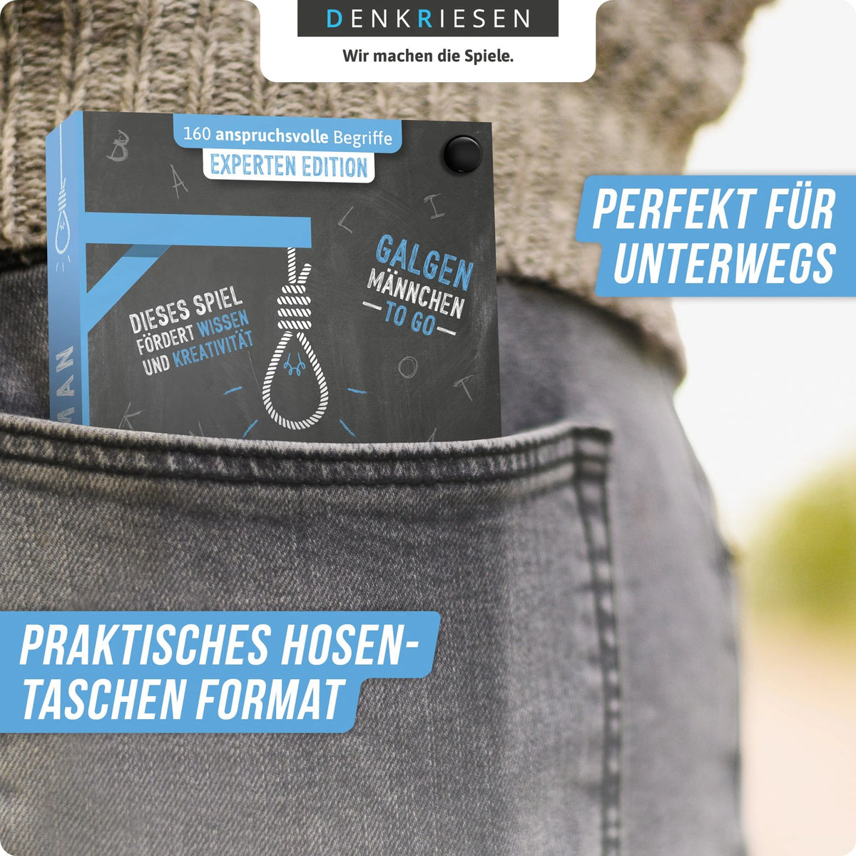 DENKRIESEN - HANGMAN® - EXPERTEN EDITION "Galgenmännchen TO GO" – Ansicht