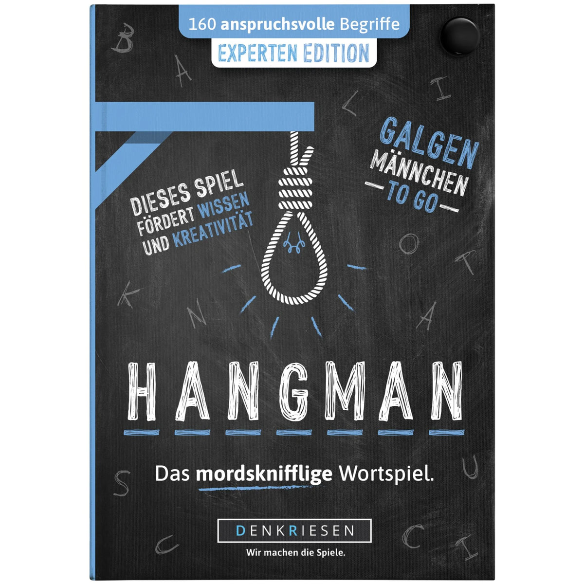 Partyspiel: DENKRIESEN - HANGMAN® - EXPERTEN EDITION "Galgenmännchen TO GO"