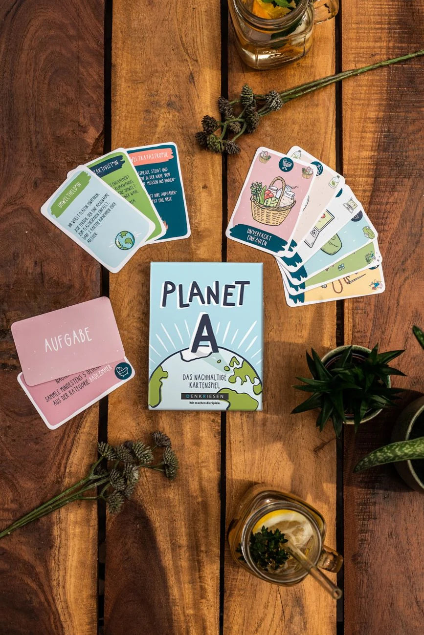DENKRIESEN - Planet A - "Das nachhaltige Kartenspiel" – Ansicht