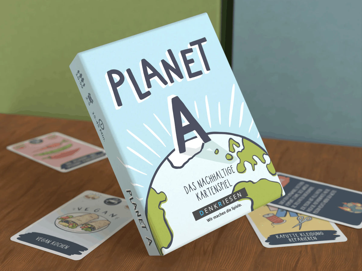 Kartenspiel: DENKRIESEN - Planet A - "Das nachhaltige Kartenspiel"