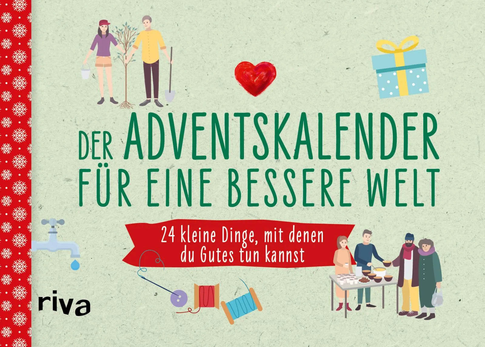 Buchcover von 'Der Adventskalender für eine bessere Welt' - Gebundene Ausgabe von Carolina Graf