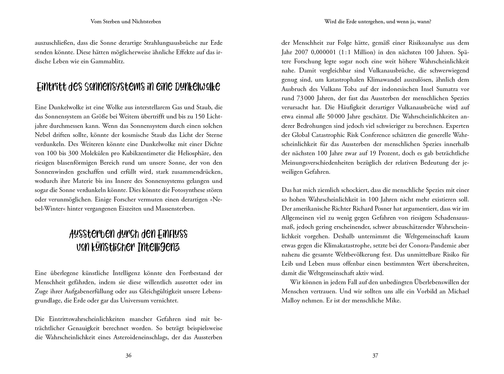 Innenansicht von 'Der Alleswisser' - Taschenbuch