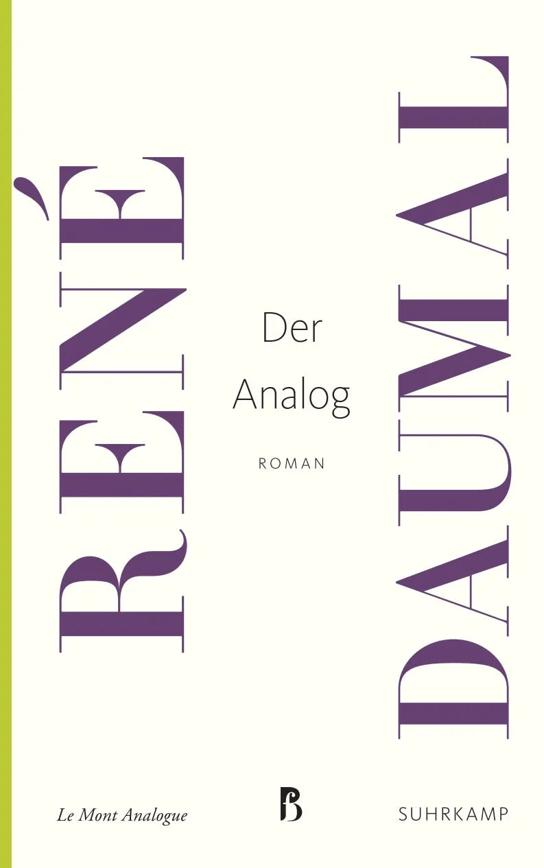 Buchcover von 'Der Analog' - Taschenbuch von René Daumal