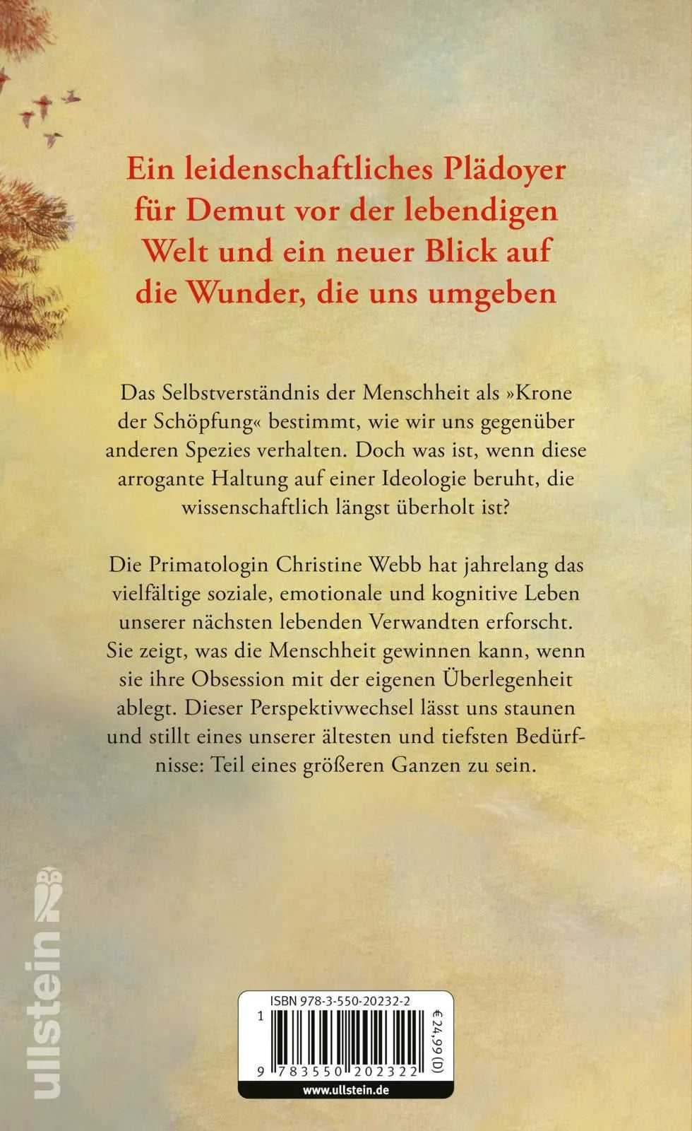 Rückseite: Der arrogante Affe (Hardcover)