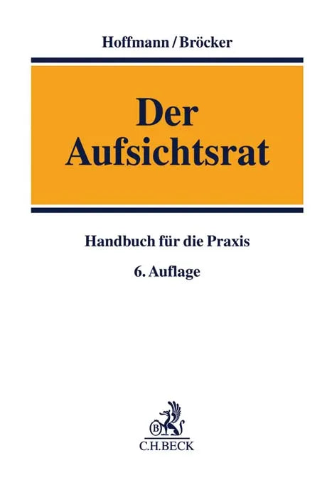 Buchcover von 'Der Aufsichtsrat' - Gebundene Ausgabe von Dietrich Hoffmann