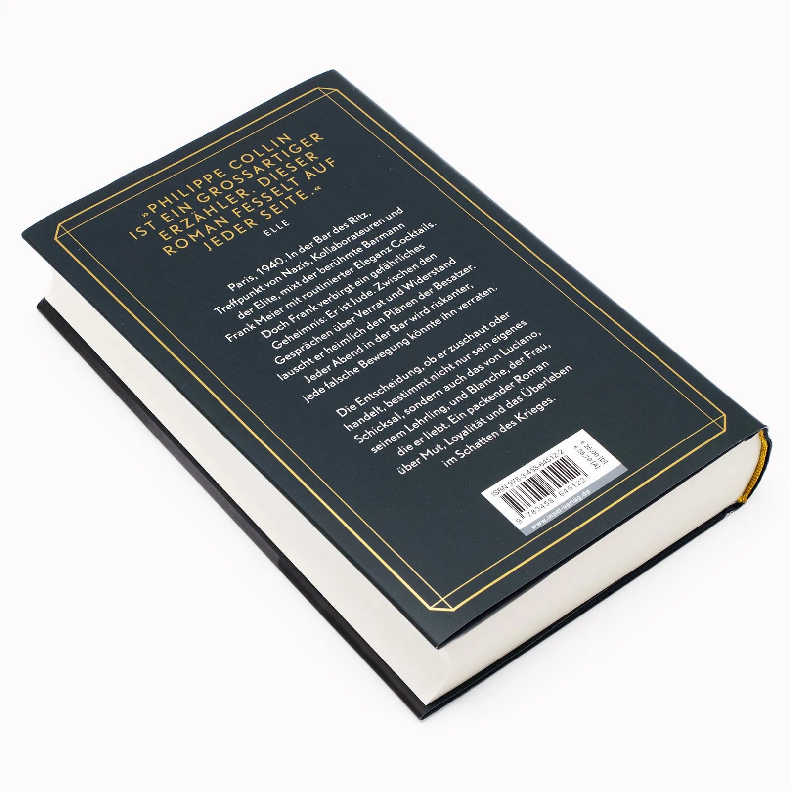 Detailansicht: Der Barmann des Ritz (Hardcover)