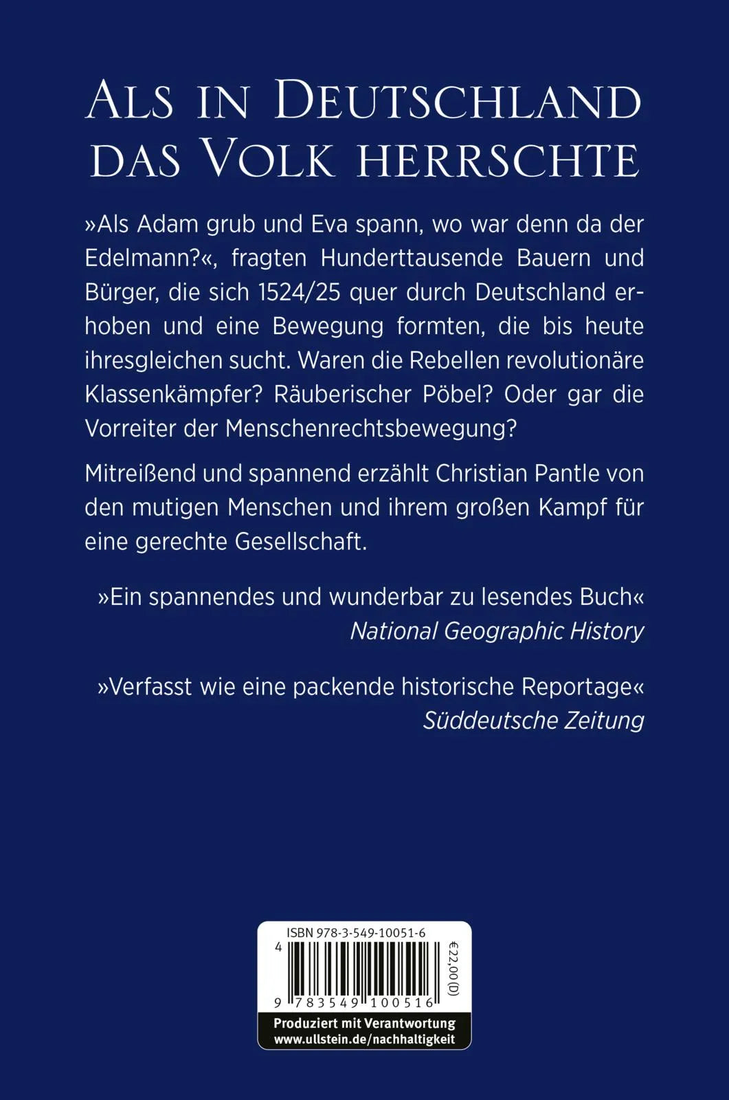 Rückseite: Der Bauernkrieg (Paperback)