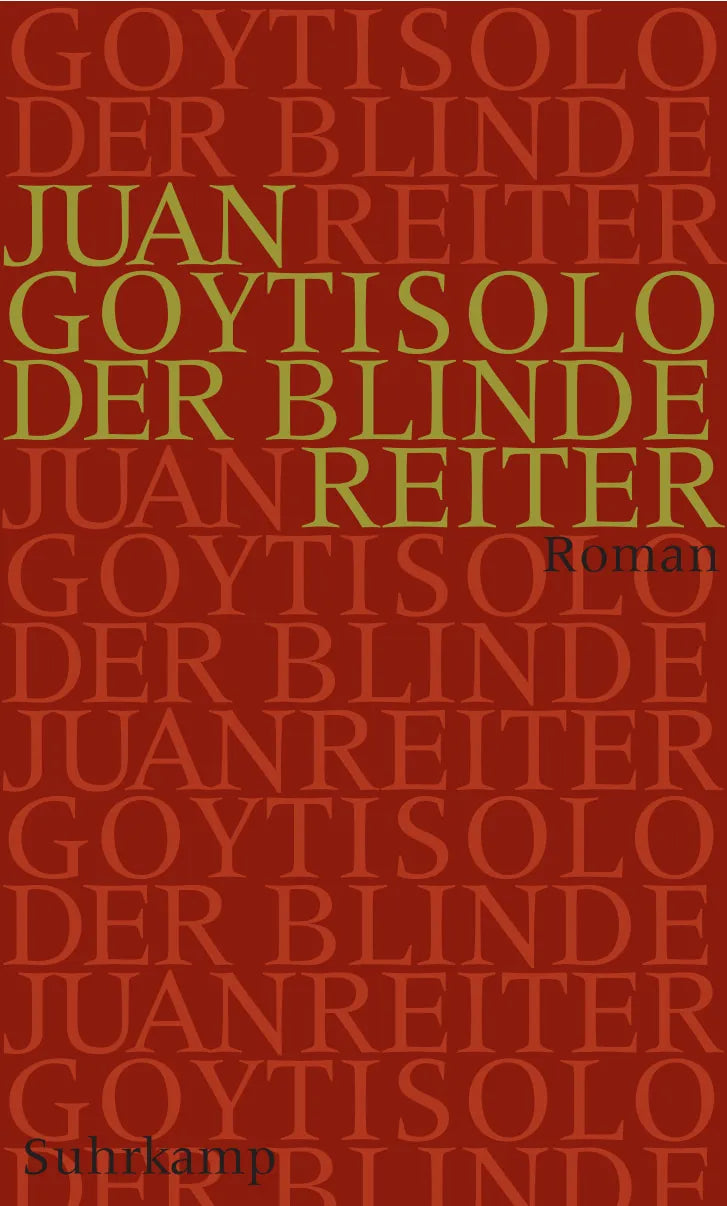 Buchcover von 'Der blinde Reiter' - Gebundene Ausgabe von Juan Goytisolo
