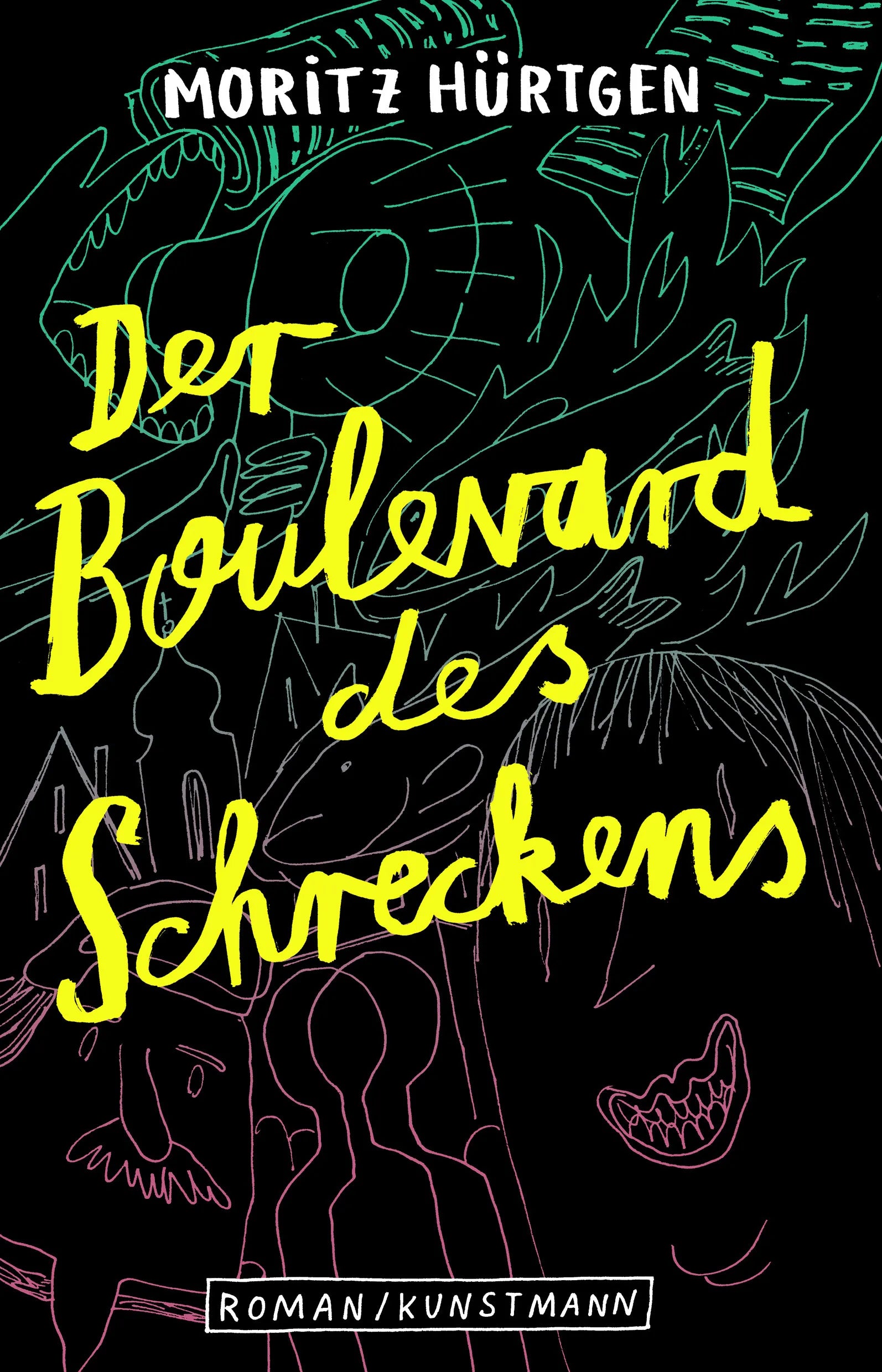 Buchcover von 'Der Boulevard des Schreckens' - Gebundene Ausgabe von Moritz Hürtgen