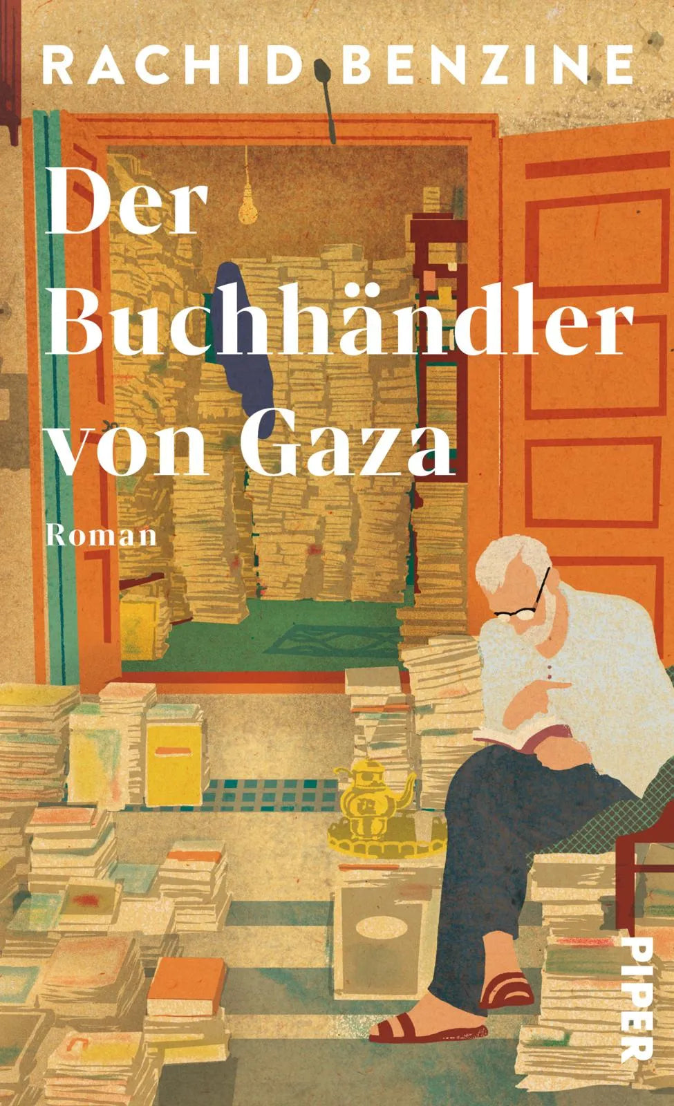 Buchcover von 'Der Buchhändler von Gaza' - Gebundene Ausgabe von Rachid Benzine