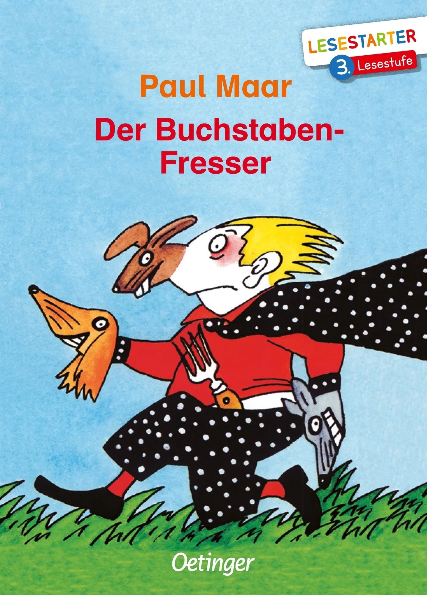 Buchcover von 'Der Buchstaben-Fresser' - Gebundene Ausgabe von Paul Maar