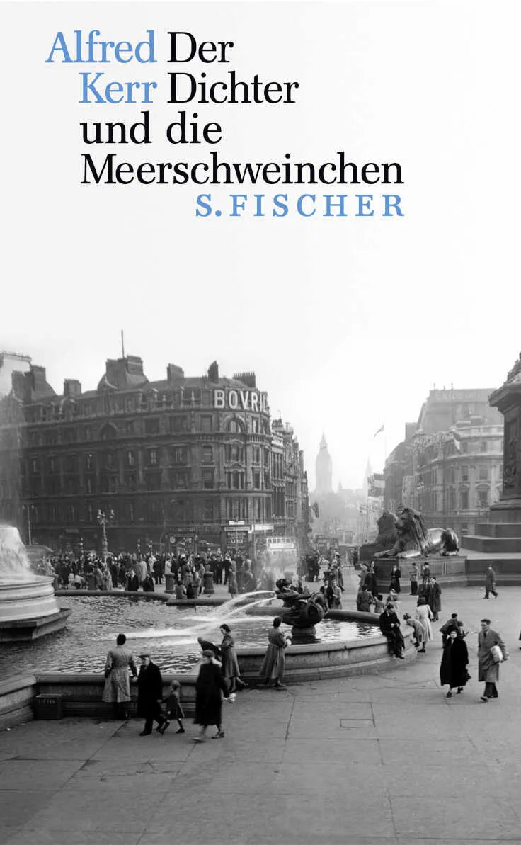Buchcover von 'Der Dichter und die Meerschweinchen' - Gebundene Ausgabe von Alfred Kerr