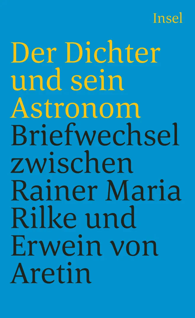 Buchcover von 'Der Dichter und sein Astronom' - Taschenbuch von Rainer Maria Rilke