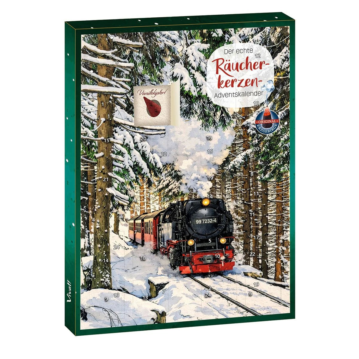 Der echte Räucherkerzen-Adventskalender – Ansicht
