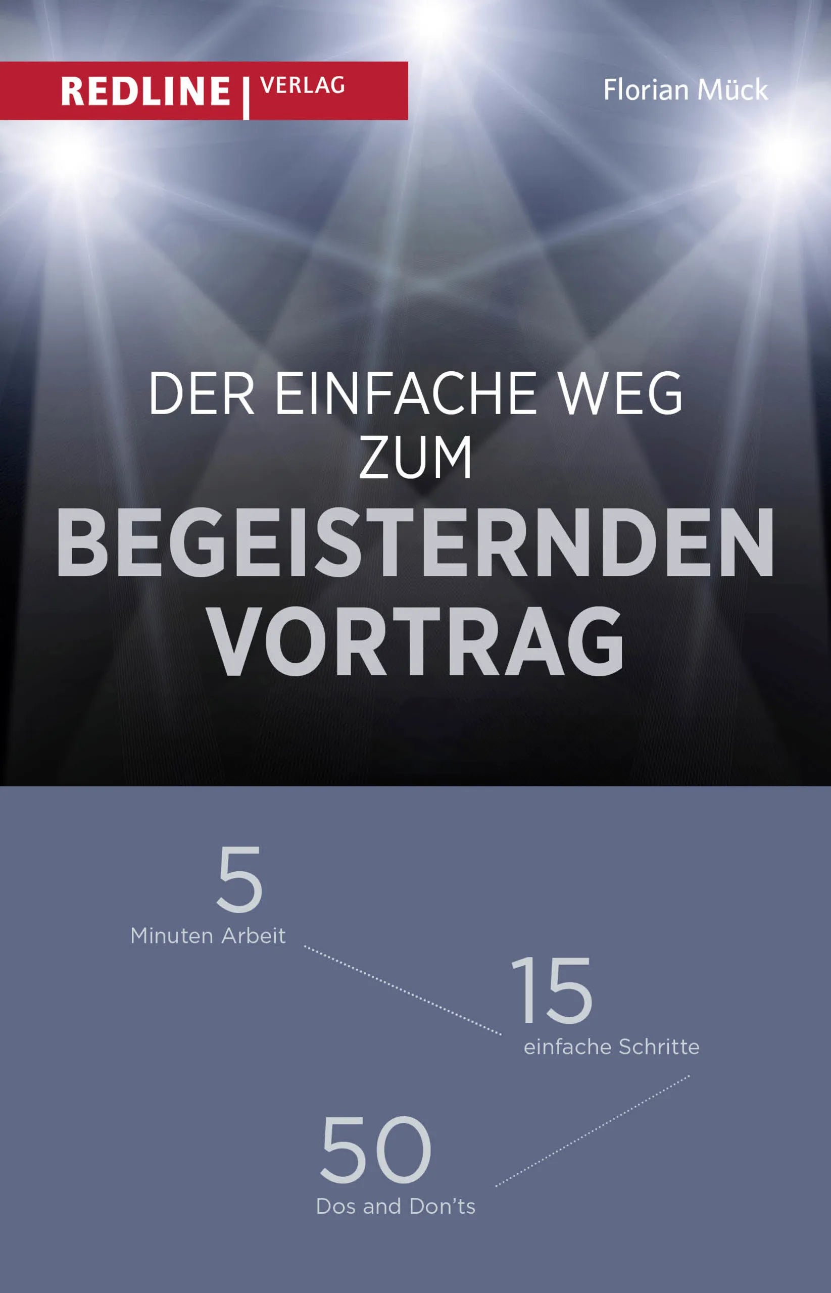 Buchcover von 'Der einfache Weg zum begeisternden Vortrag' - Taschenbuch von Florian Mück