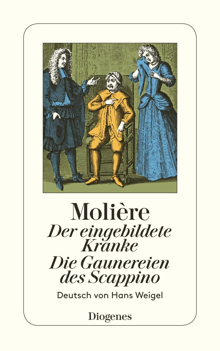 Buchcover von 'Der eingebildete Kranke / Die Gaunereien des Scappino' - Taschenbuch von Molière