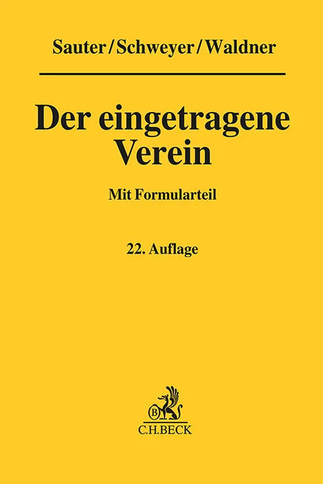 Cover: Der eingetragene Verein (Taschenbuch) von Wolfram Waldner