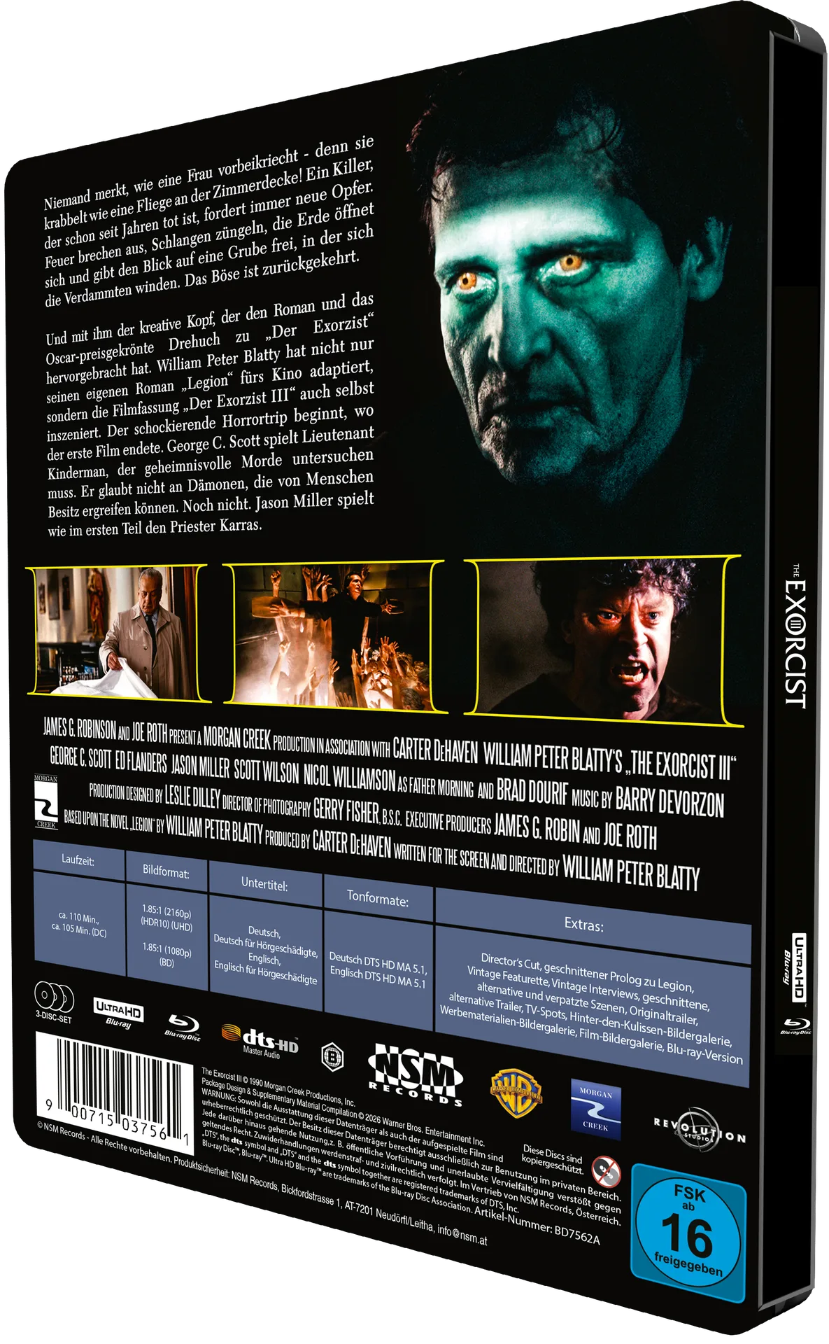 Produktansicht 2 von Der Exorzist 3 - Limited Steelbook Edition – 4K UHD Blu-ray