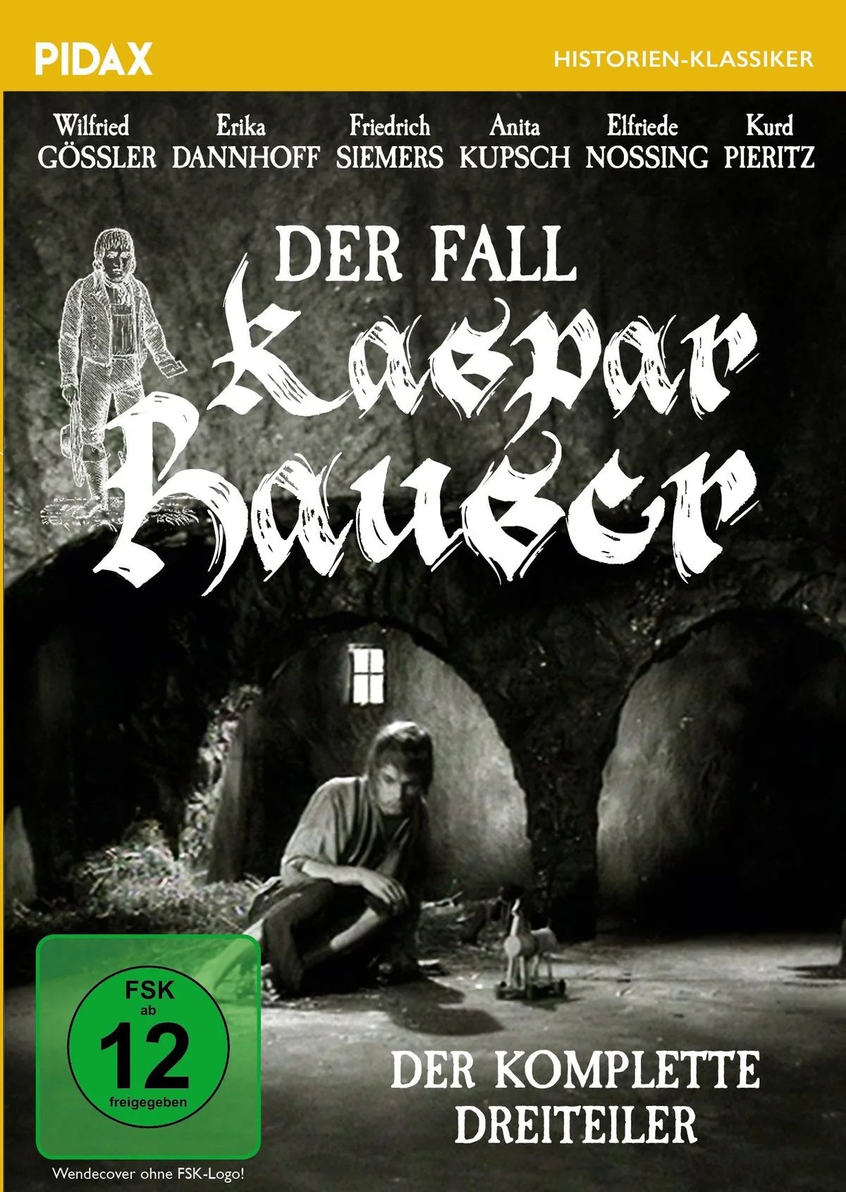 DVD-Cover: Der Fall Kaspar Hauser. Regie: Robert A. Stemmle