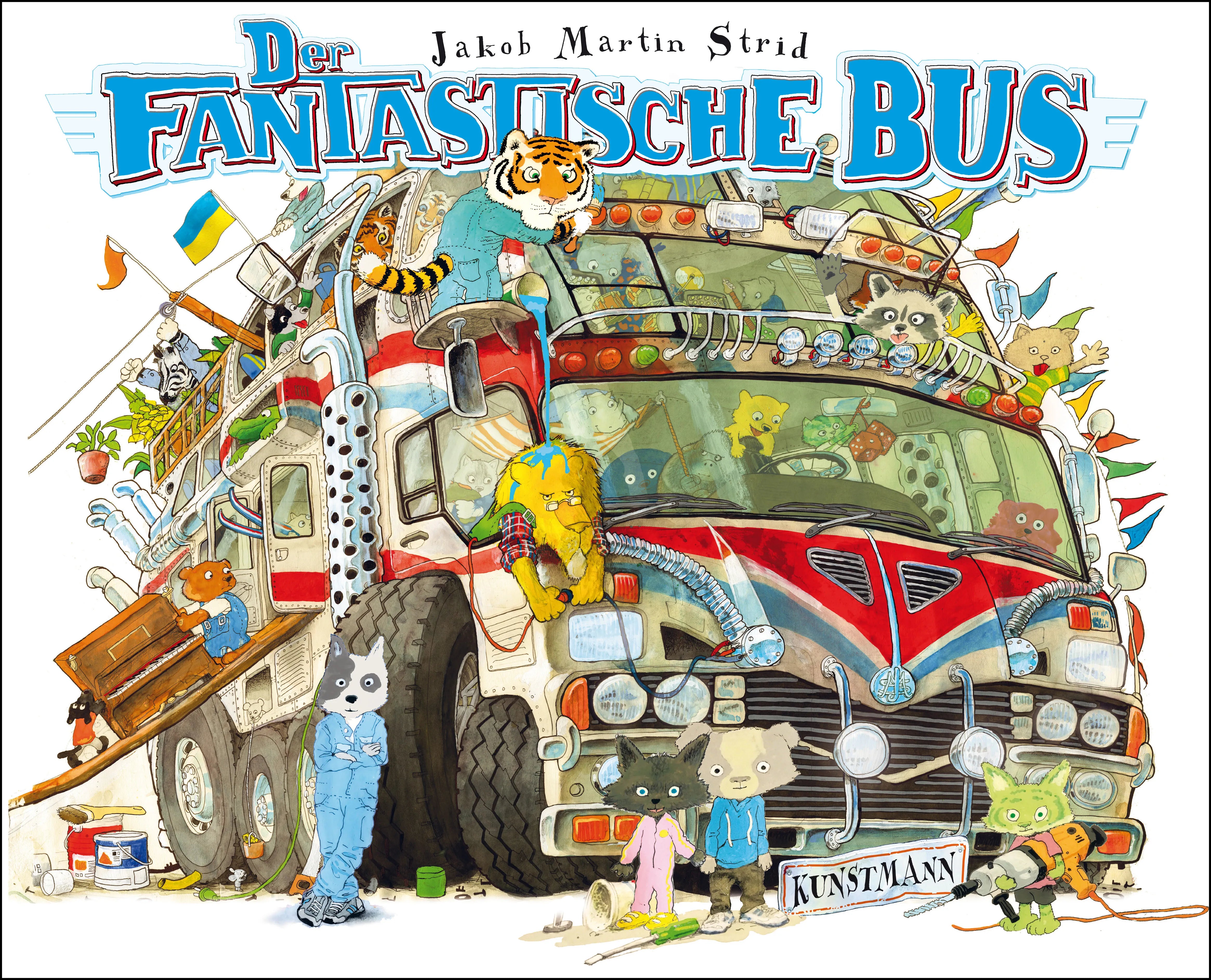 Buchcover von 'Der fantastische Bus' - Gebundene Ausgabe von Jakob Martin Strid