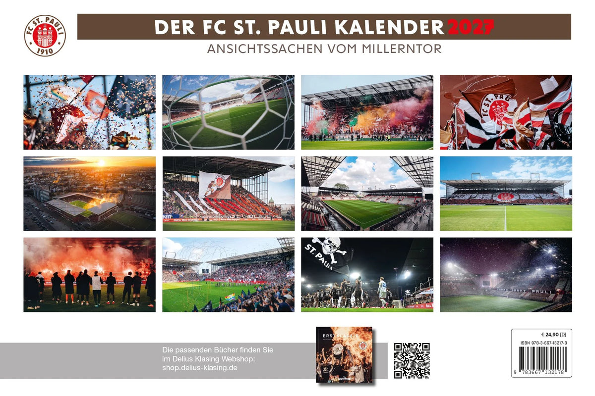 Der FC St. Pauli Kalender 2027 – Ansicht