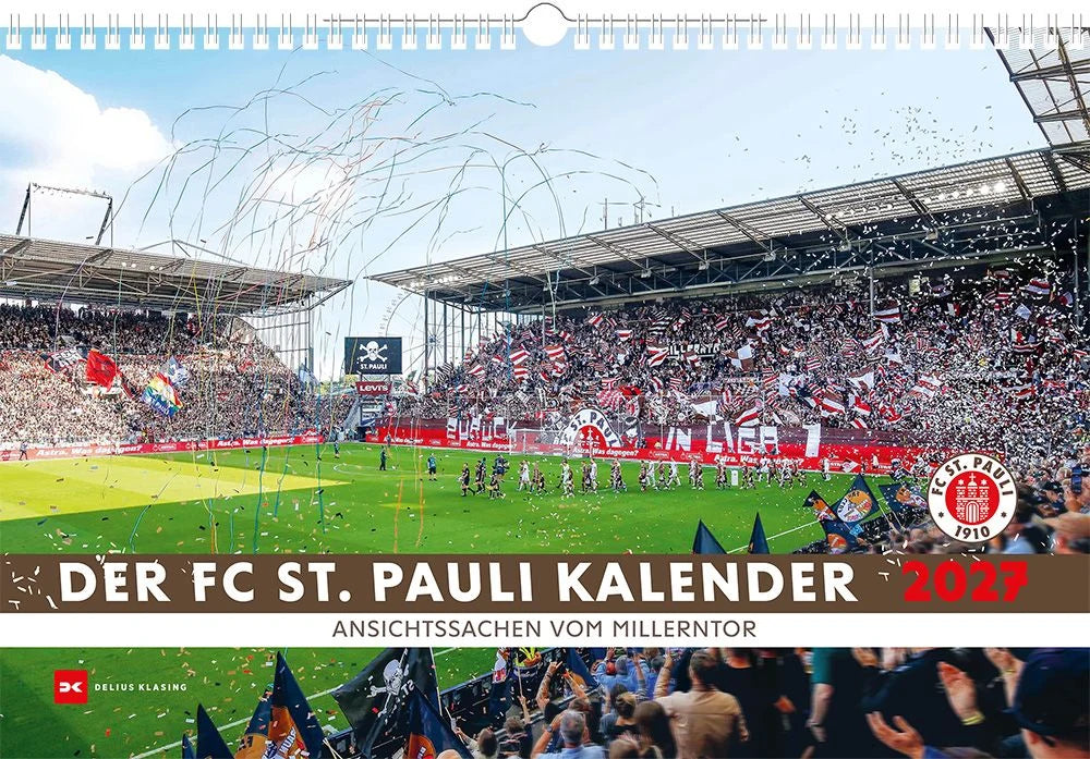 Wandkalender: Der FC St. Pauli Kalender 2027