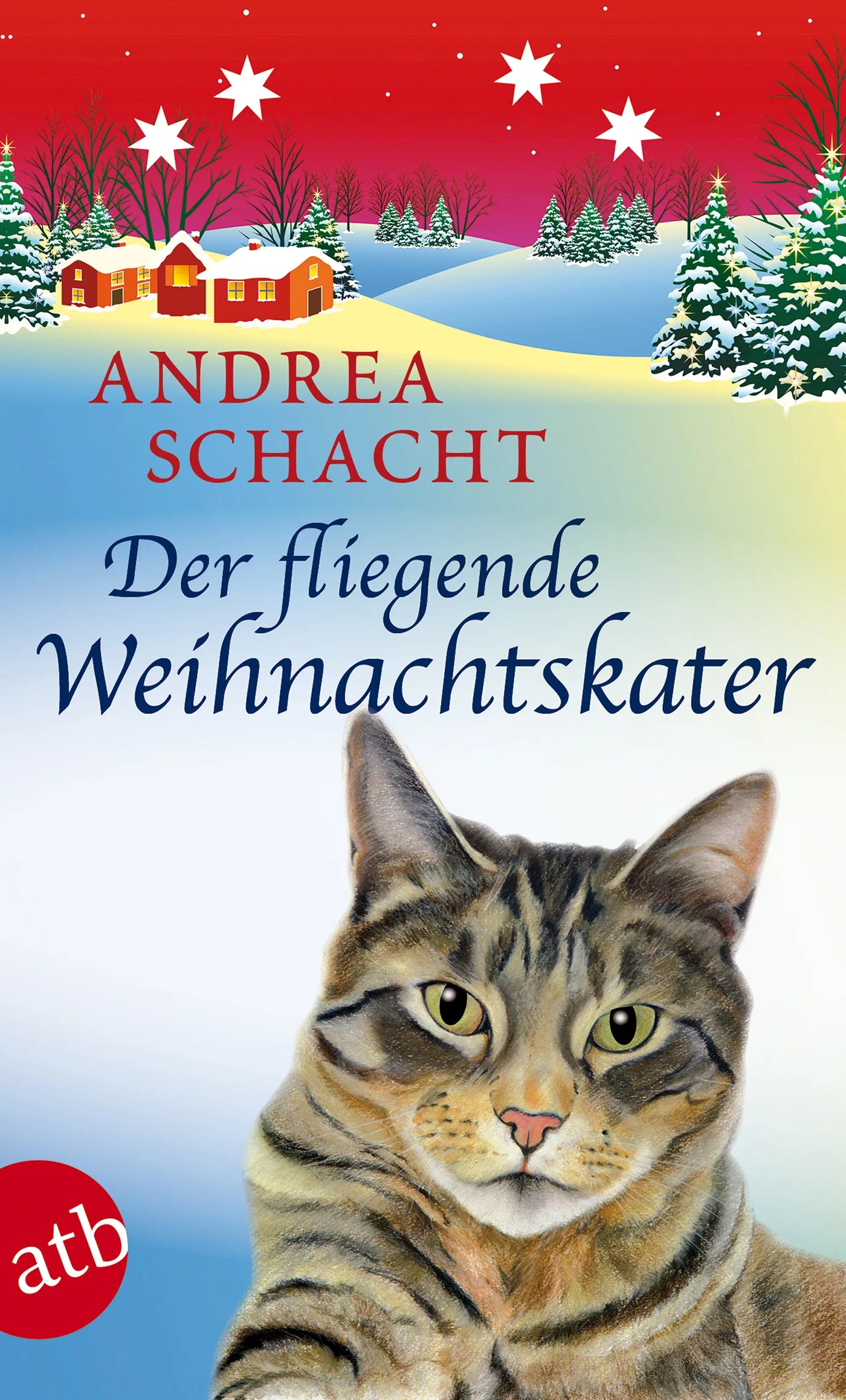 Buchcover von 'Der fliegende Weihnachtskater' - Taschenbuch von Andrea Schacht