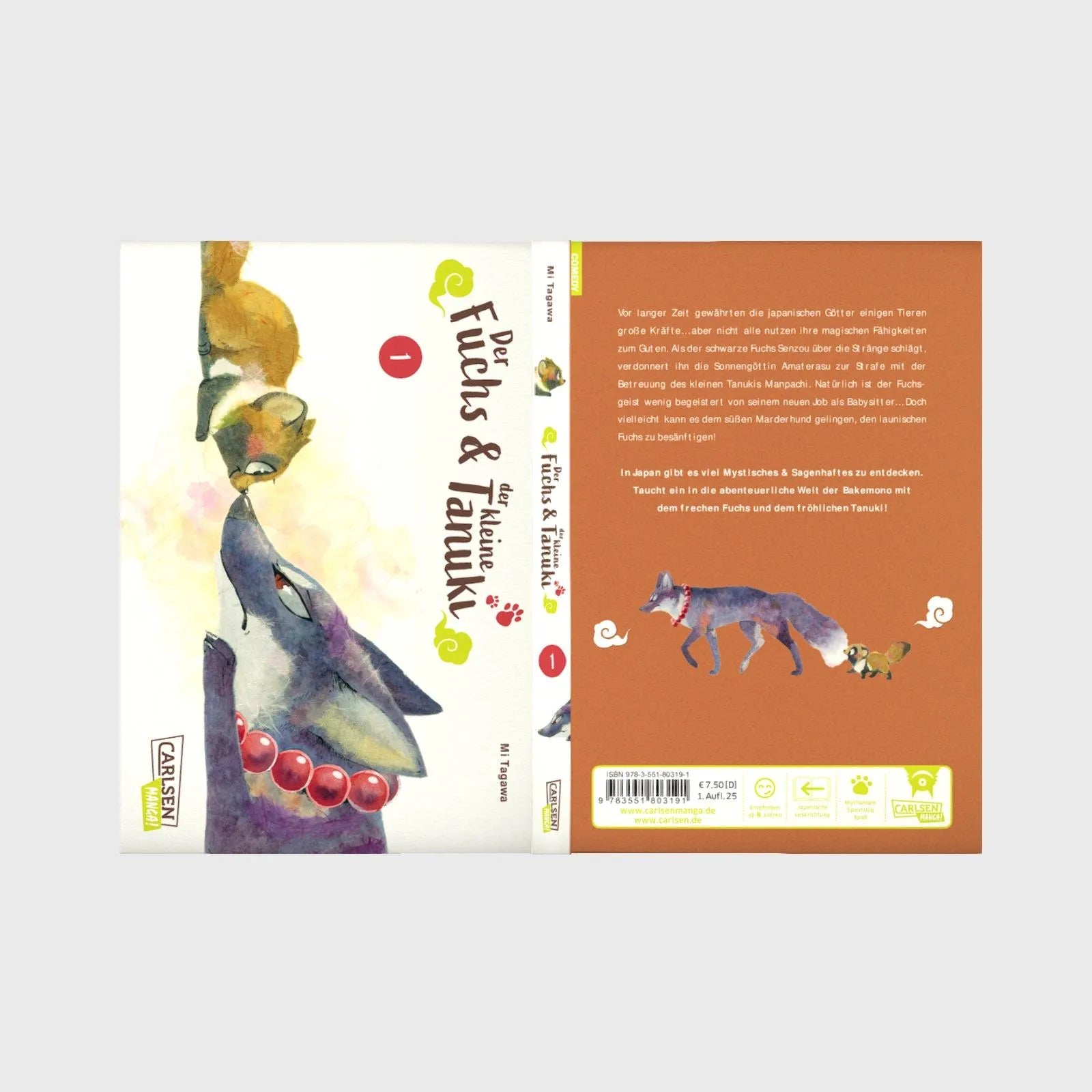 Produktansicht: Der Fuchs und der kleine Tanuki 1 (Taschenbuch)