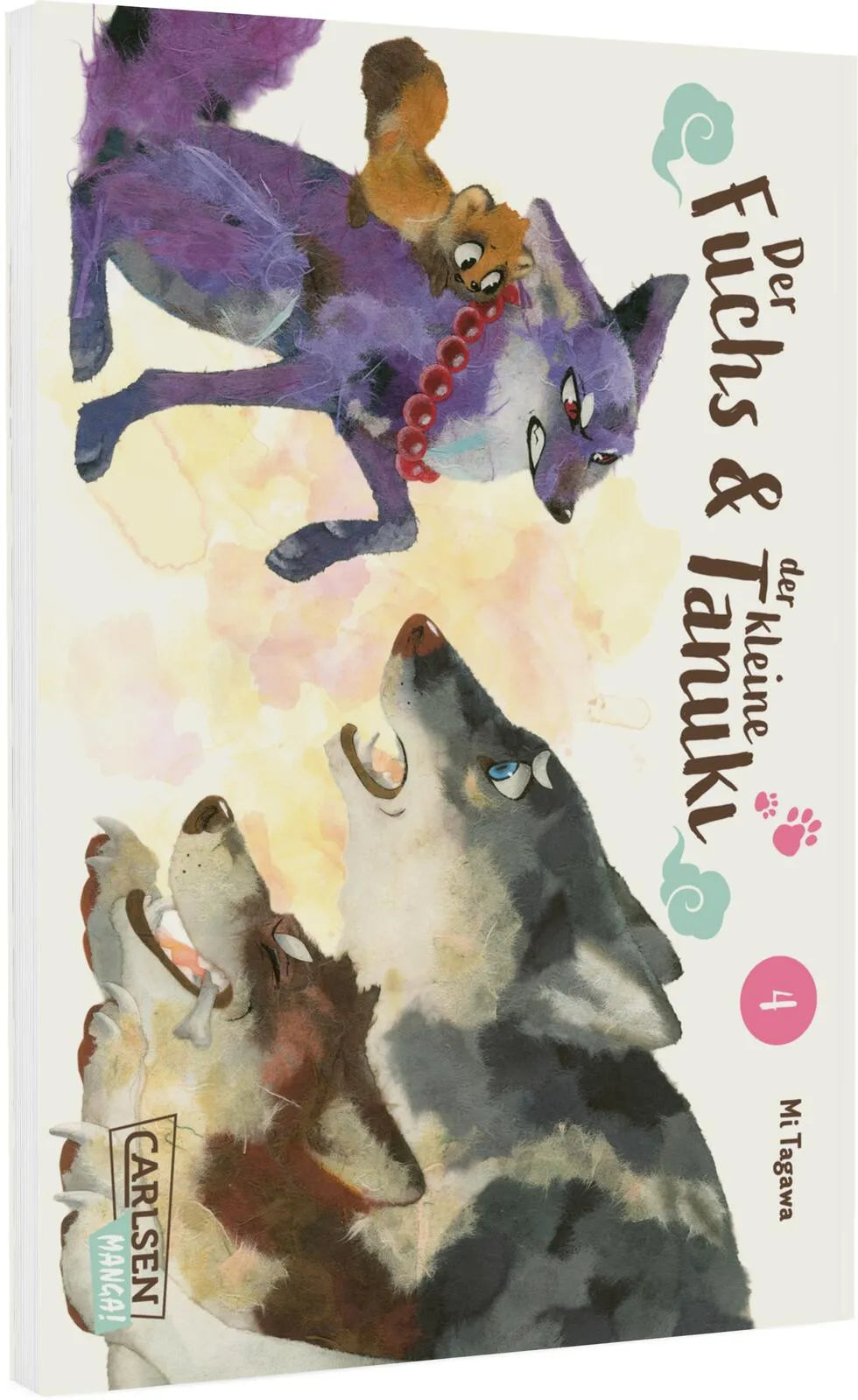 Buchcover von 'Der Fuchs und der kleine Tanuki 4' - Taschenbuch von Mi Tagawa