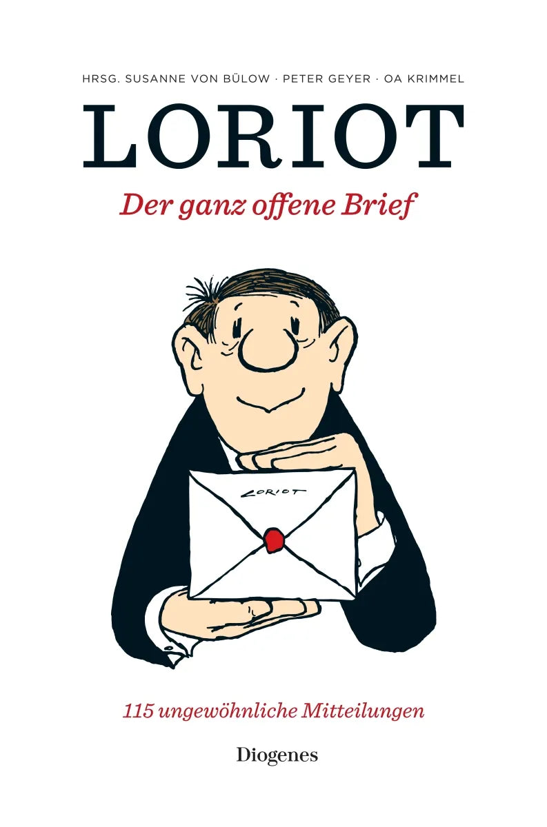 Buchcover von 'Der ganz offene Brief' - Gebundene Ausgabe von Loriot