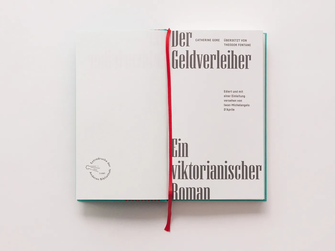 Innenansicht von 'Der Geldverleiher' - Gebundene Ausgabe