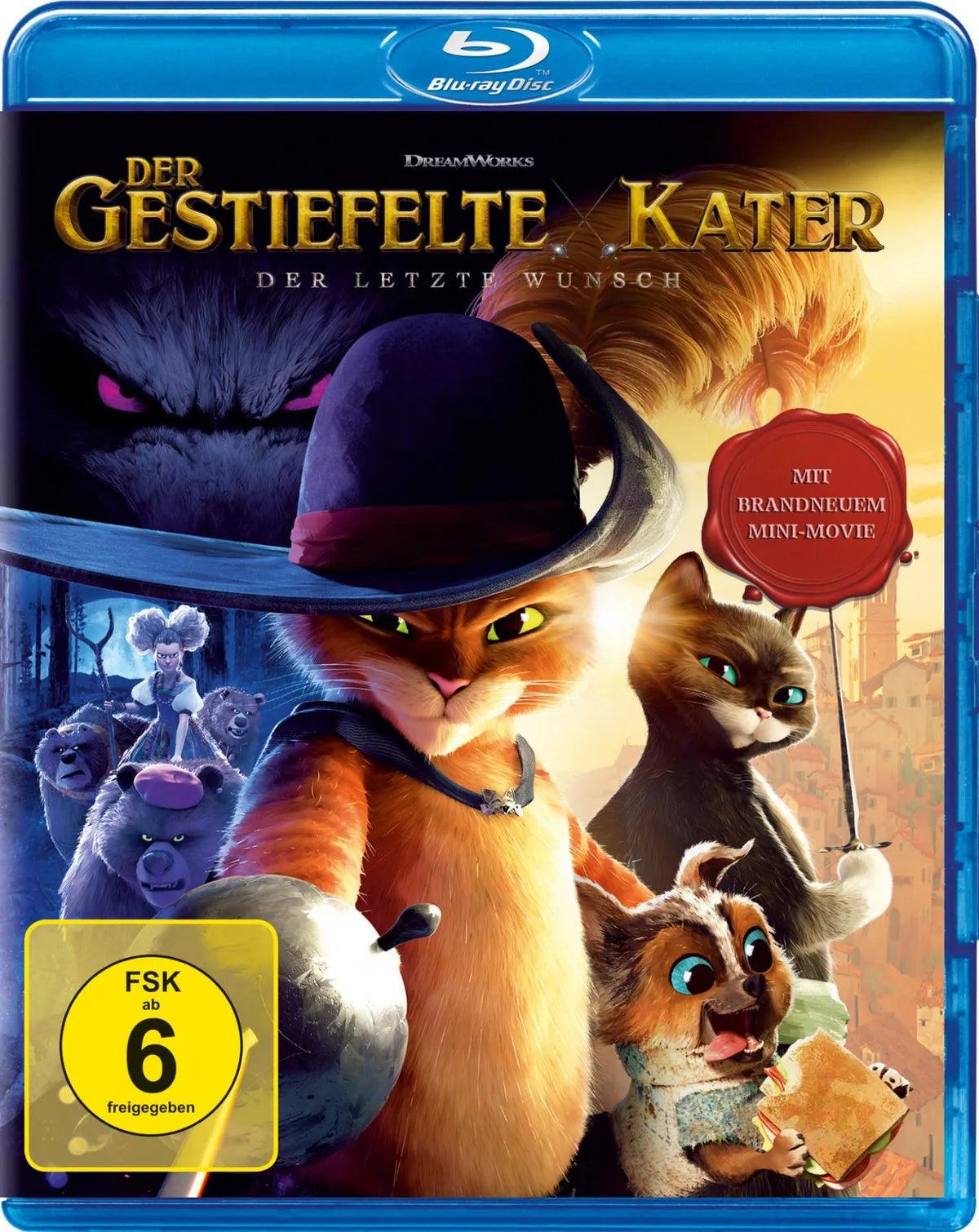 Der gestiefelte Kater: Der letzte Wunsch - Blu-ray Disc