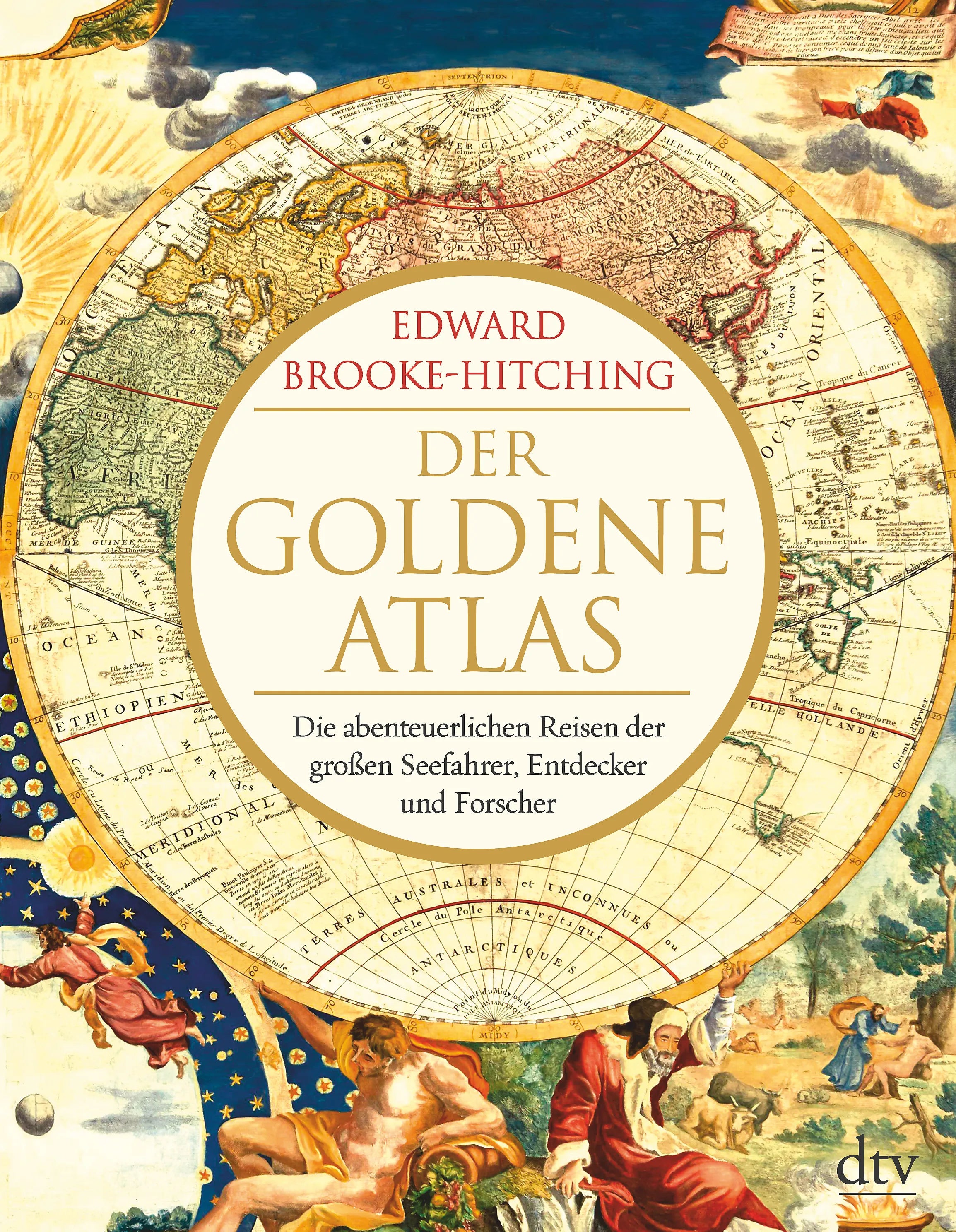 Buchcover von 'Der goldene Atlas' - Gebundene Ausgabe von Edward Brooke-Hitching