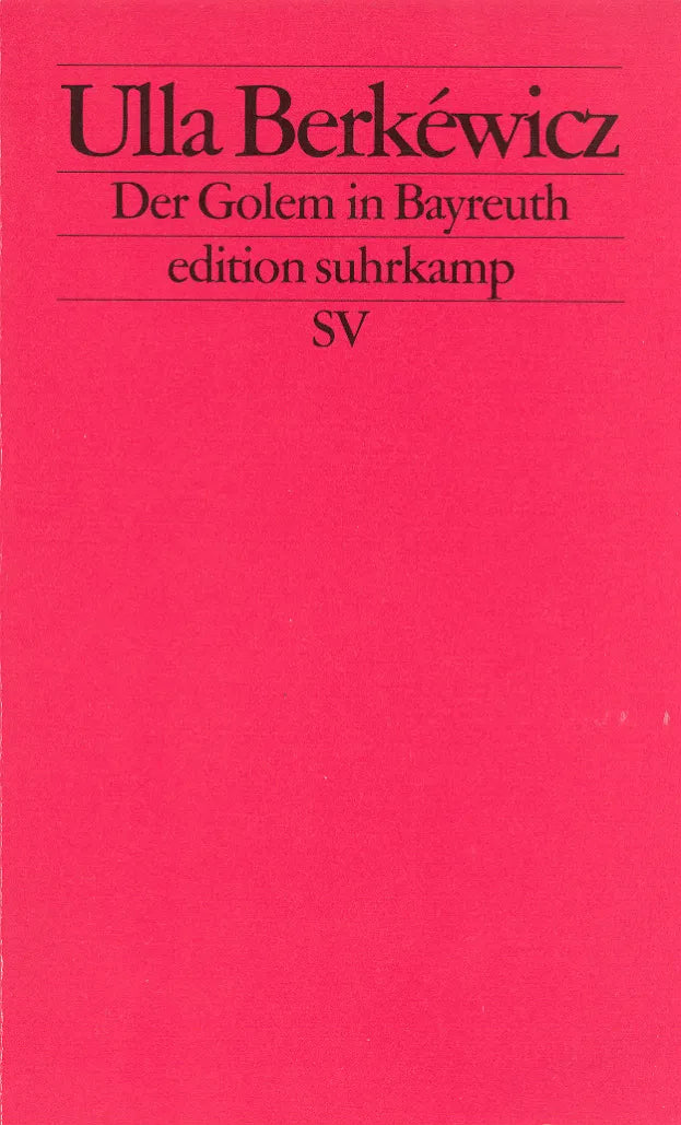 Buchcover von 'Der Golem in Bayreuth' - Taschenbuch von Ulla Berkéwicz