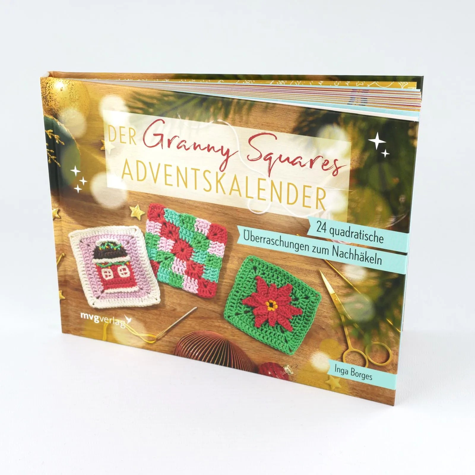 Innenansicht von 'Der Granny-Squares-Adventskalender' - Gebundene Ausgabe