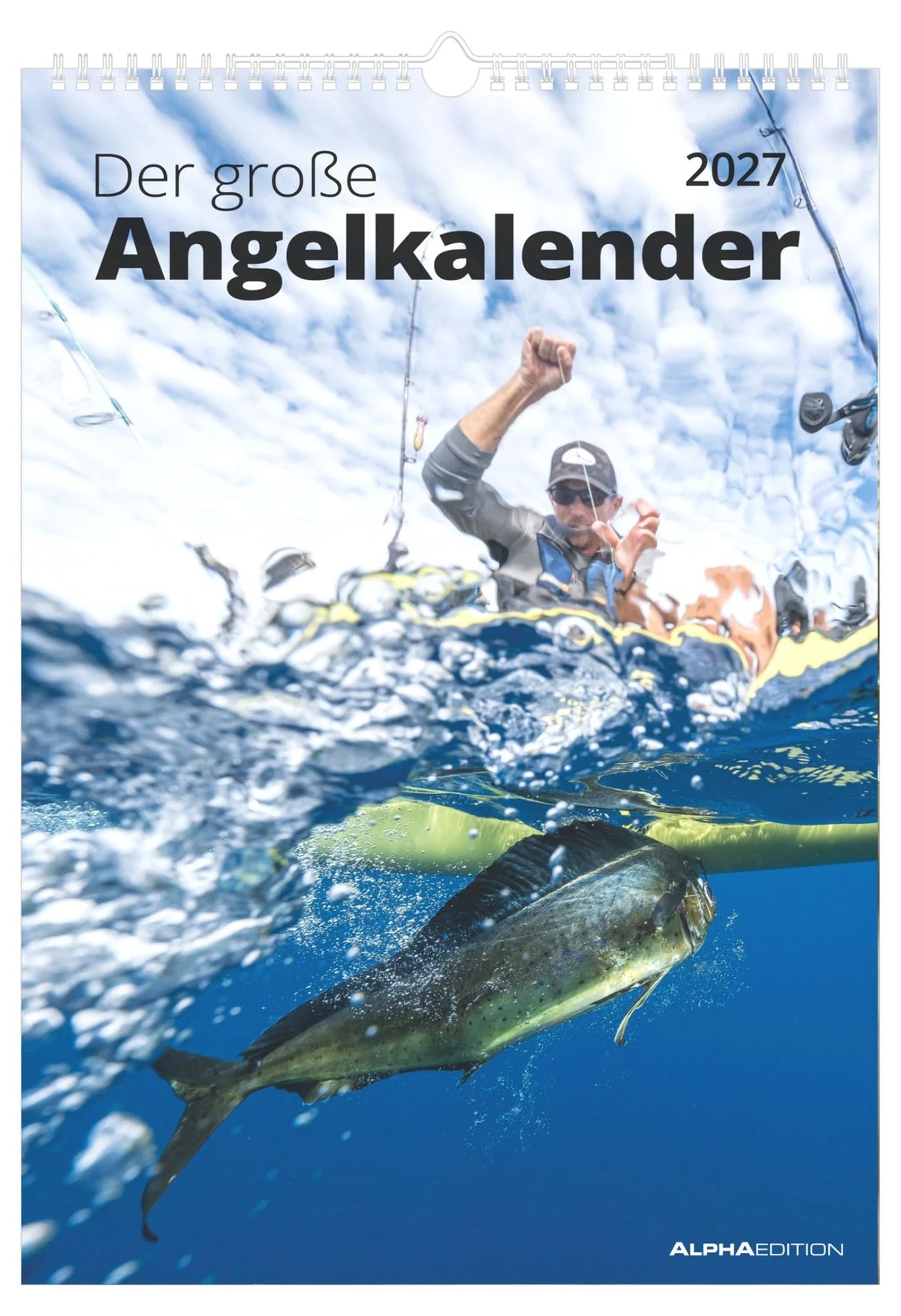 Wandkalender: Der große Angelkalender 2027