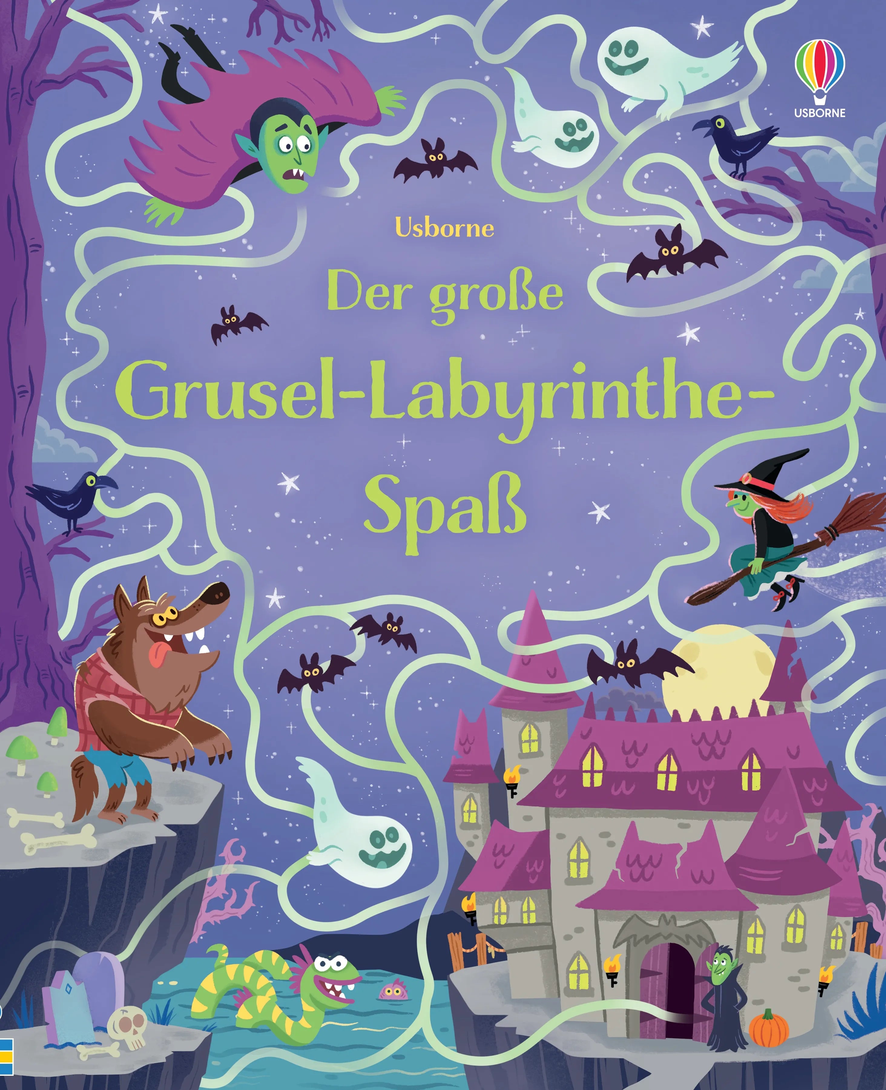 Buchcover von 'Der große Grusel-Labyrinthe-Spaß' - Taschenbuch von Sam Smith