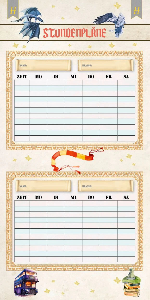 Der große inoffizielle Familienplaner für Potterheads Kalender 2027 – Ansicht