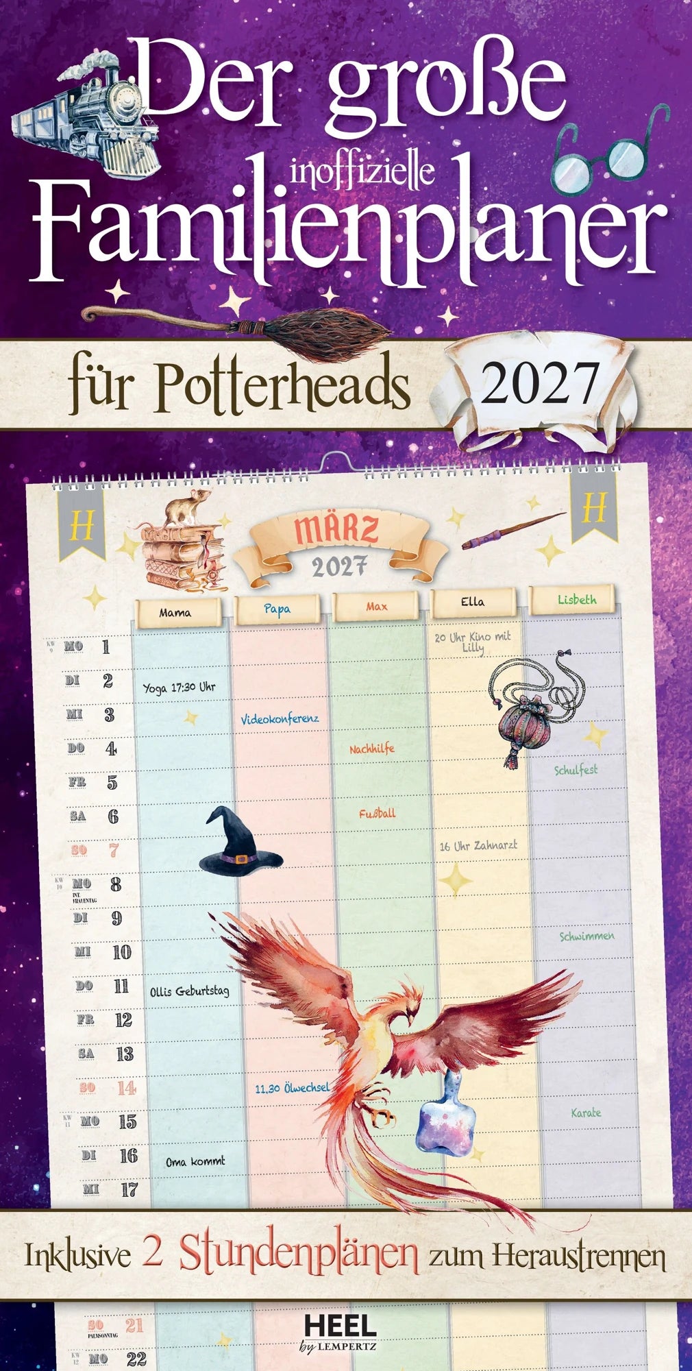 Familienplaner: Der große inoffizielle Familienplaner für Potterheads Kalender 2027