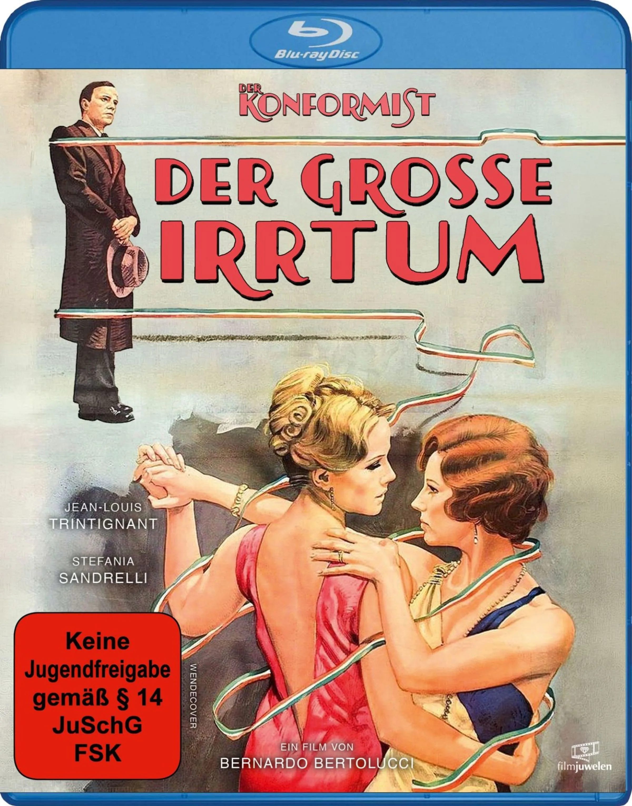 Blu-ray-Cover: Der große Irrtum. Regie: Bernardo Bertolucci