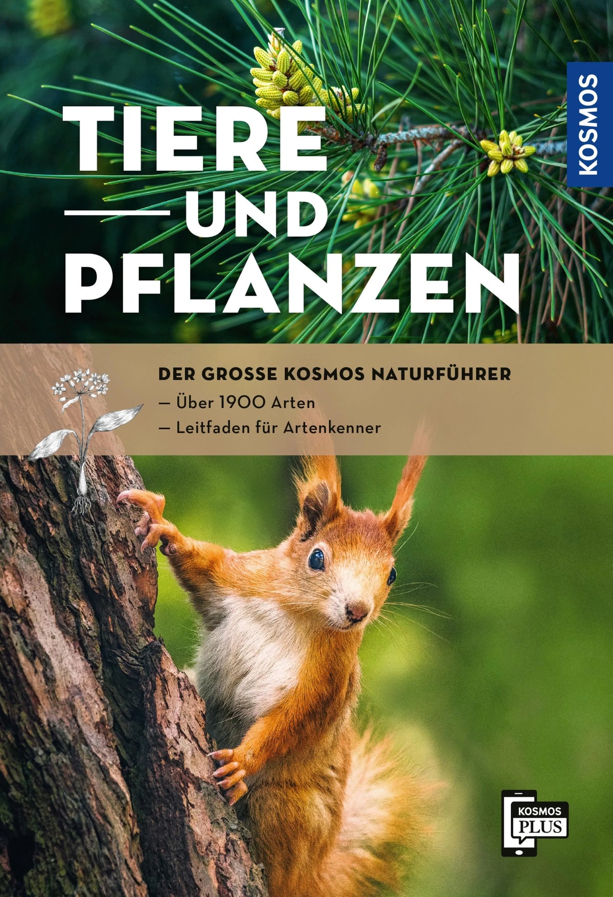 Cover: Der große Kosmos-Naturführer Tiere und Pflanzen (E-Book)