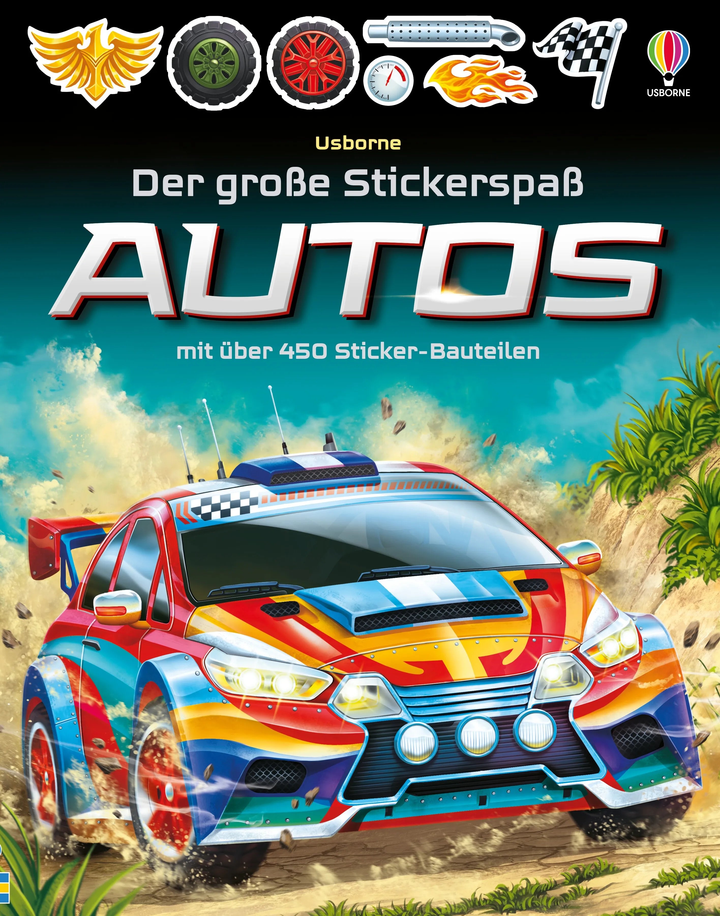 Buchcover von 'Der große Stickerspaß: Autos' - Taschenbuch von Simon Tudhope