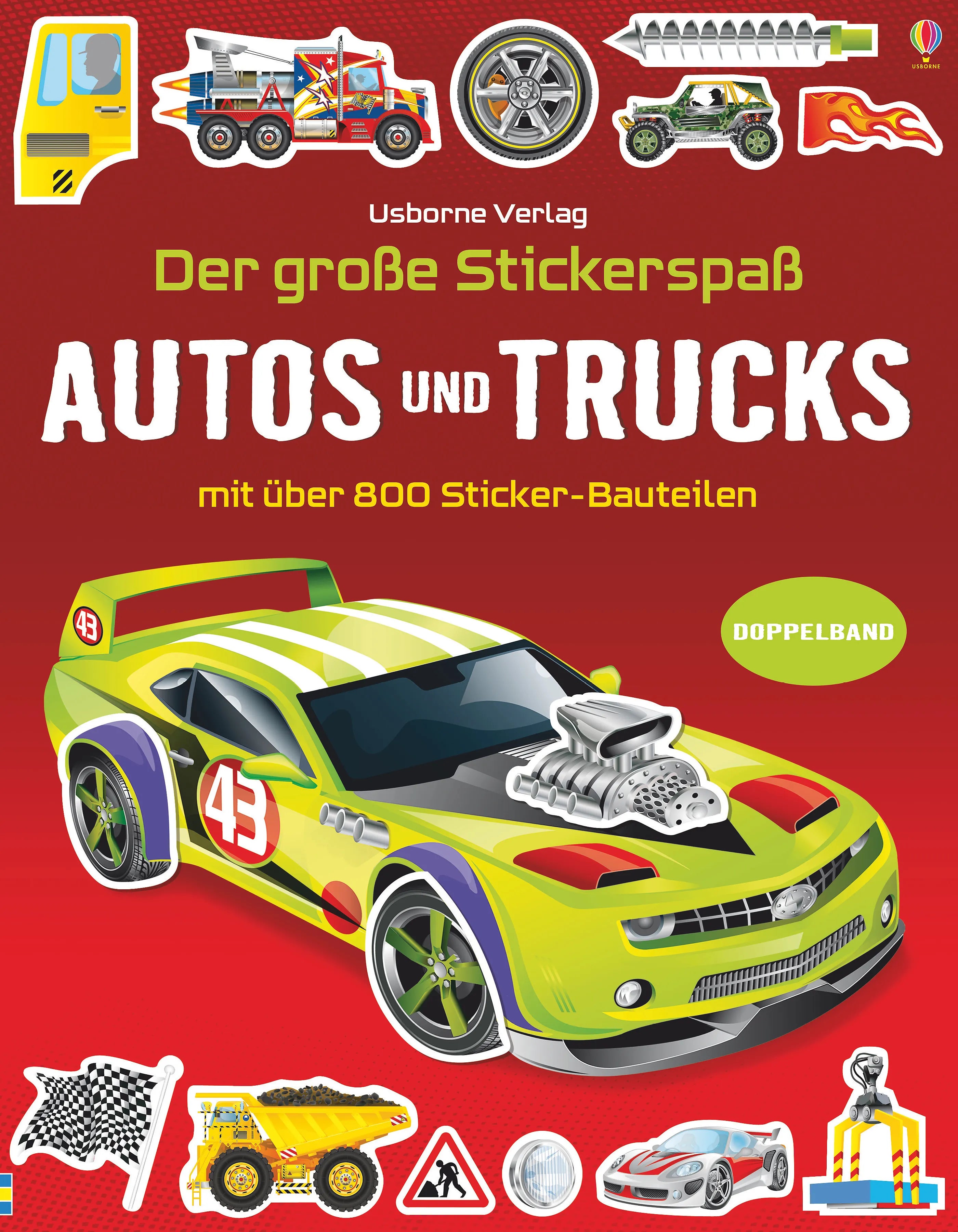Buchcover von 'Der große Stickerspaß: Autos und Trucks' - Taschenbuch von Simon Tudhope