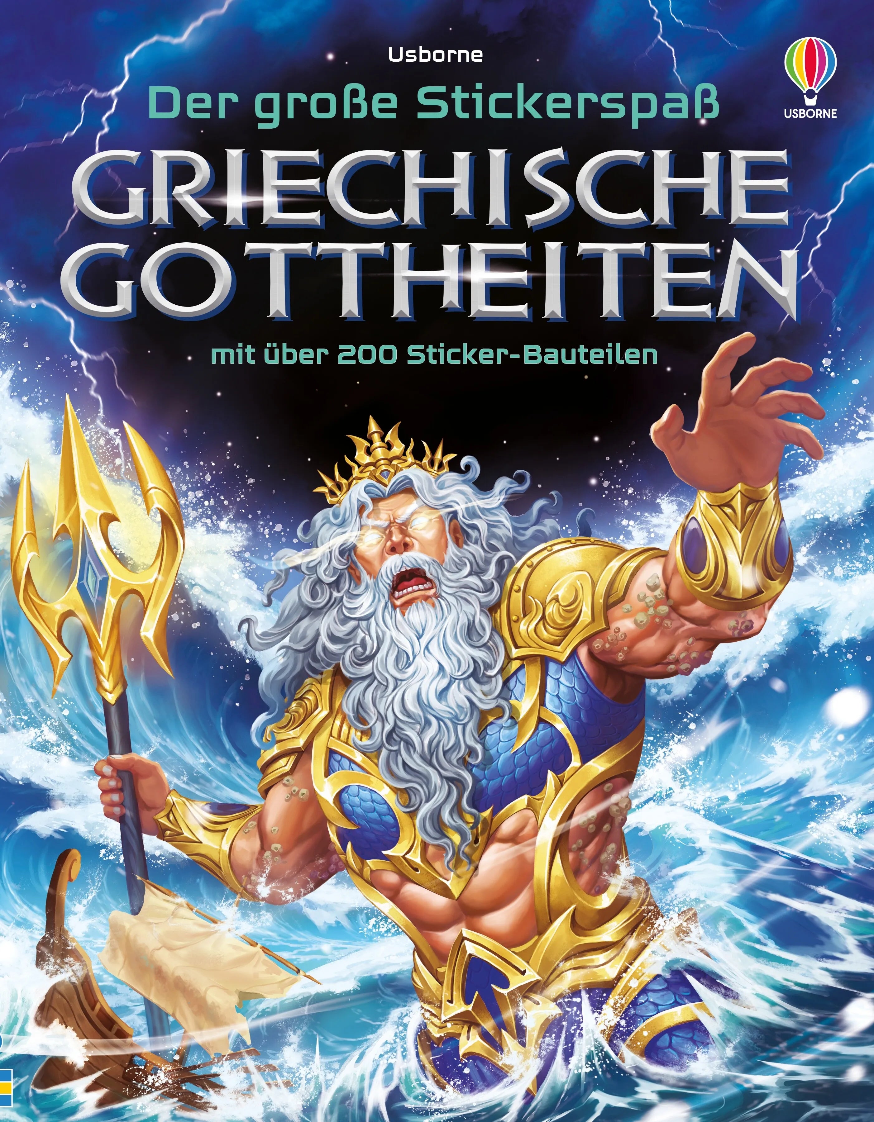 Buchcover von 'Der große Stickerspaß: Griechische Gottheiten' - Taschenbuch von Simon Tudhope
