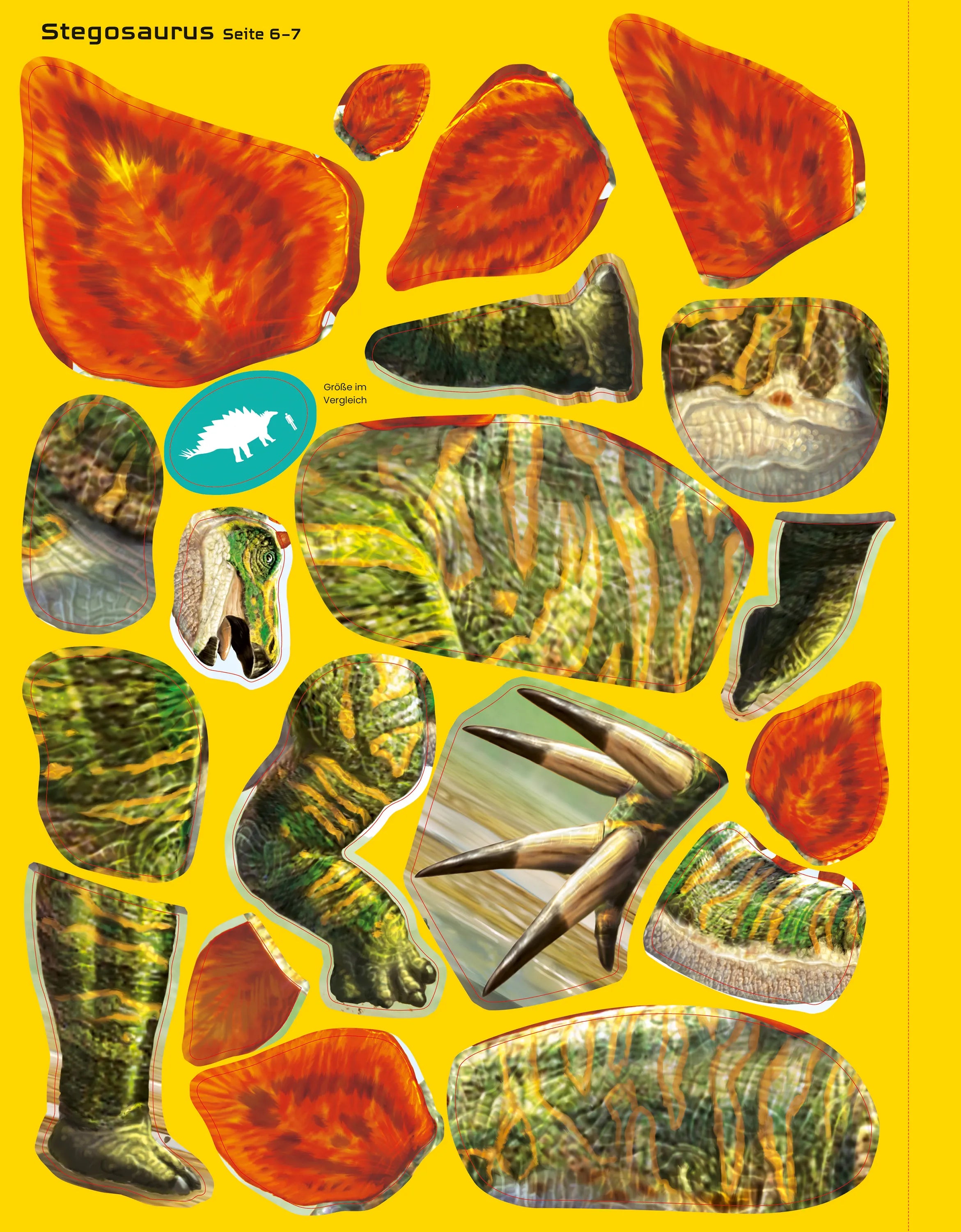 Produktansicht: Der große Stickerspaß: Spektakuläre Dinosaurier (Taschenbuch)