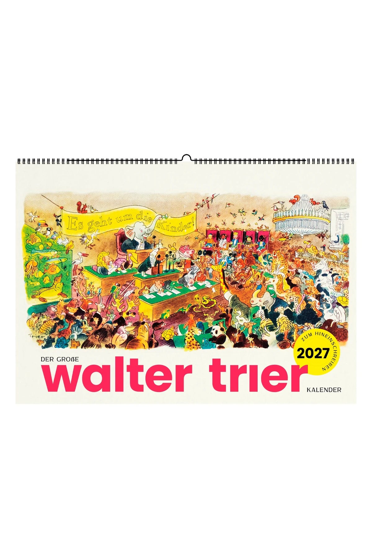 Familienplaner: Der große Walter-Trier-Kalender 2027