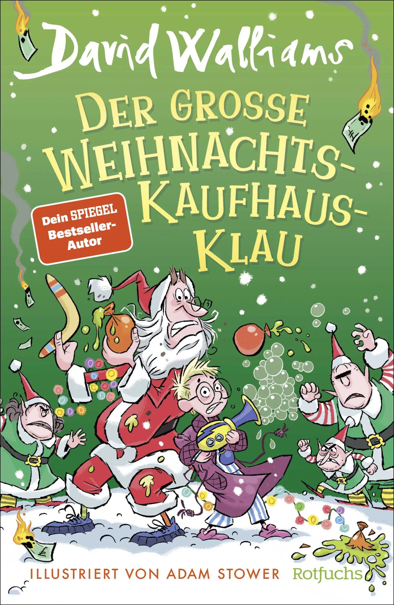 Cover: Der große Weihnachts-Kaufhaus-Klau (Hardcover) von David Walliams