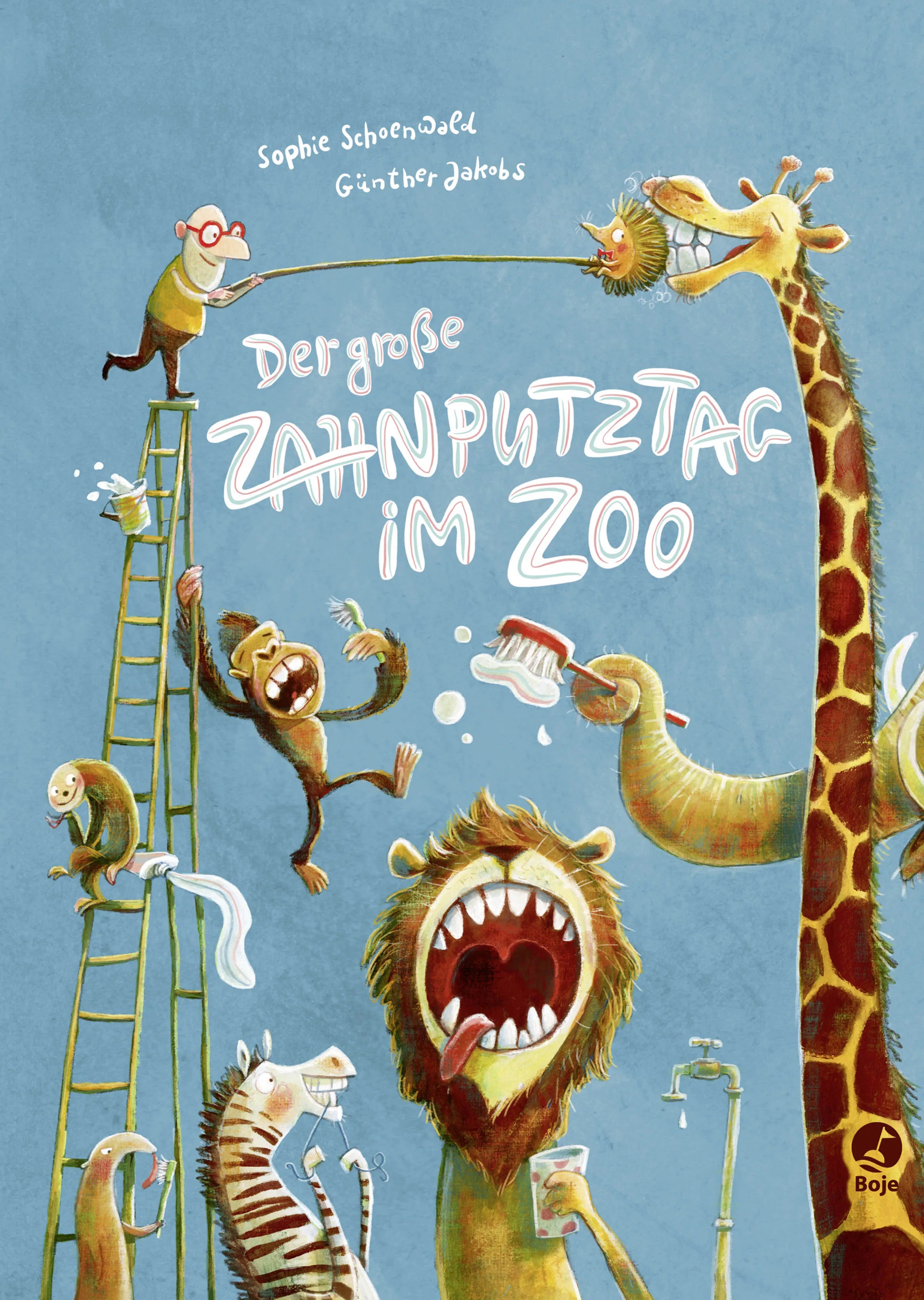 Buchcover von 'Der große Zahnputztag im Zoo' - Gebundene Ausgabe von Sophie Schoenwald