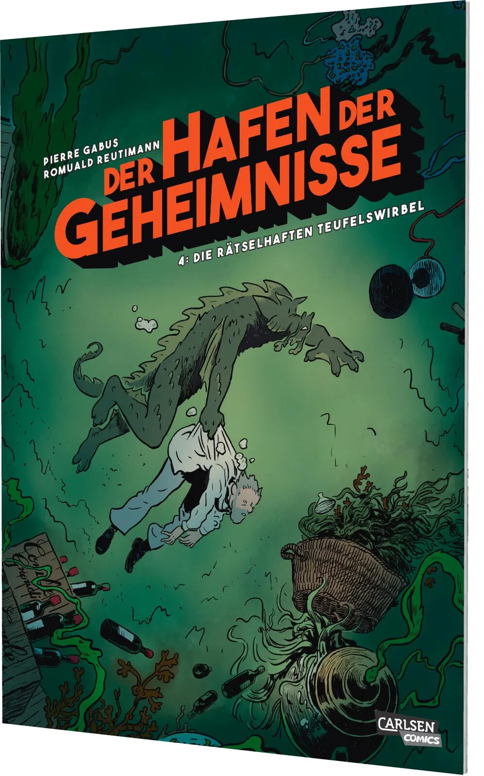 Buchcover von 'Der Hafen der Geheimnisse 4: Die rätselhaften Teufelswirbel' - Taschenbuch von Pierre Gabus