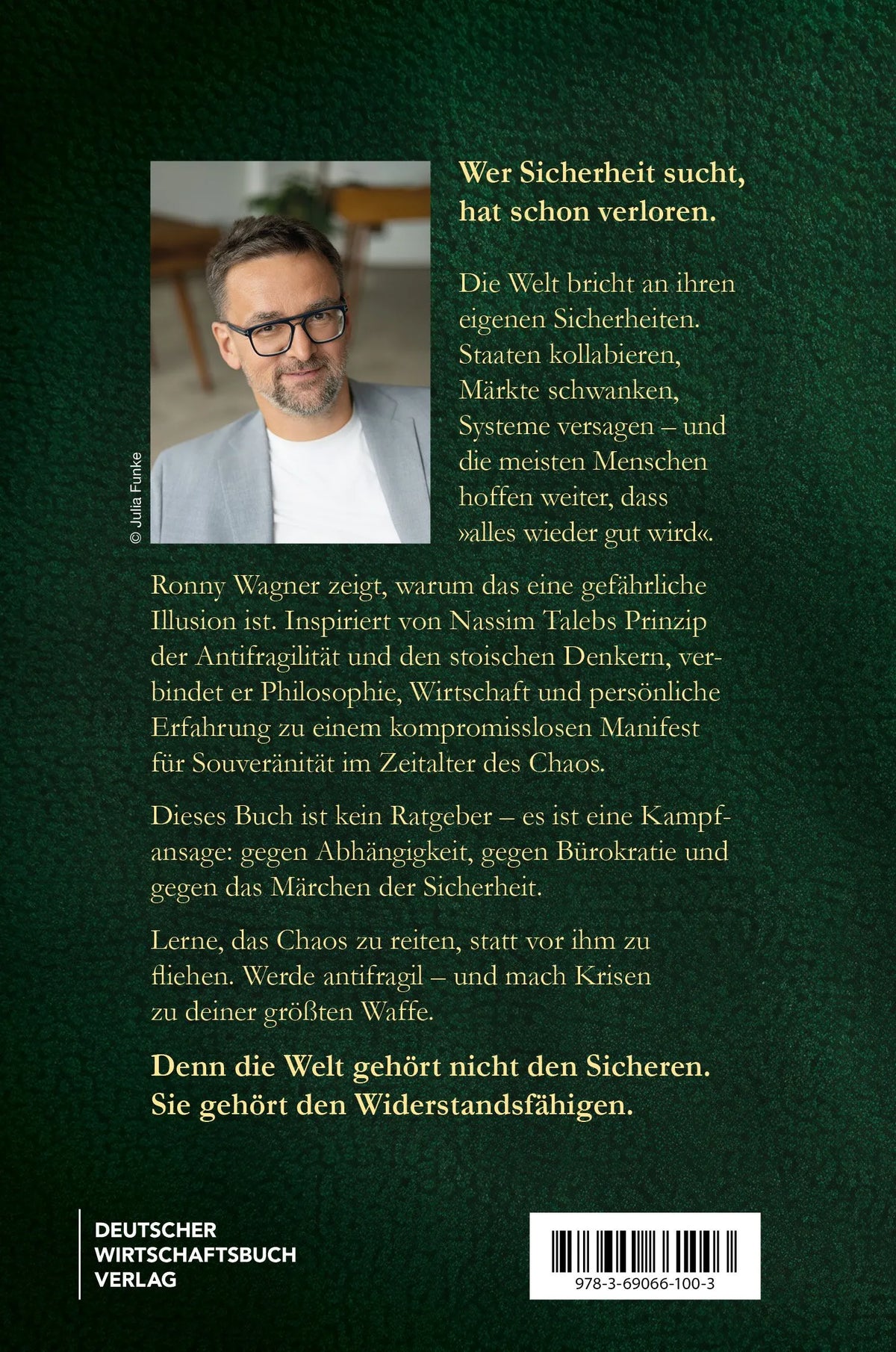 Rückseite: Der Herr der Krisen: die Rückkehr des Unzerstörbaren (Hardcover)